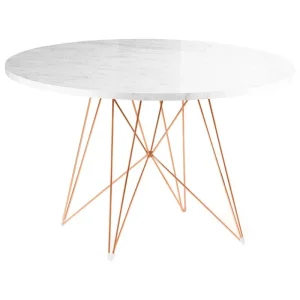Magis Tische-XZ3 Tisch, 120 cm, Kupfer - weißer Marmor