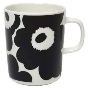 Marimekko Geschirr^Oiva – 2,5 dl Becher Unikko, weiß – schwarz