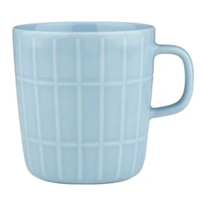 Marimekko Geschirr^Oiva - Tiiliskivi Tasse, 4 dl, hellblau
