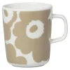 Marimekko Geschirr^Oiva - Unikko Tasse, 2,5 dl, weiß - beige