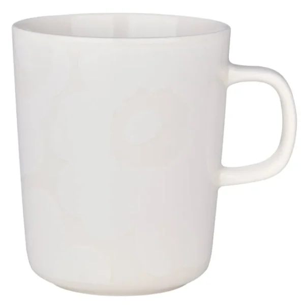 Marimekko Geschirr^Oiva - Unikko Tasse, 250 ml, Cremeweiß - Weiß