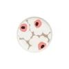 Marimekko Geschirr^Oiva - Unikko Teller, 13,5 cm, Weiß - Lehmbraun - Puder - Rot