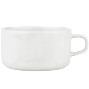 Marimekko Geschirr^Oiva - Unikko Teetasse, 250 ml, Cremeweiß - Weiß
