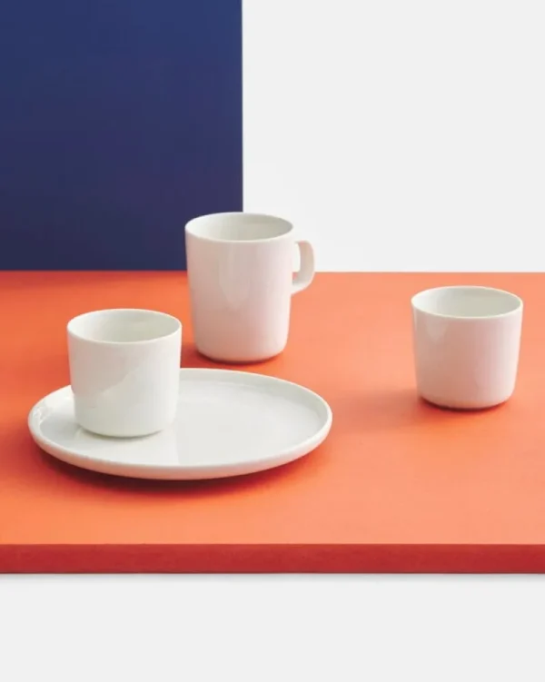 Marimekko Geschirr^Oiva - Unikko Teller, 20 cm, Cremeweiß - Weiß