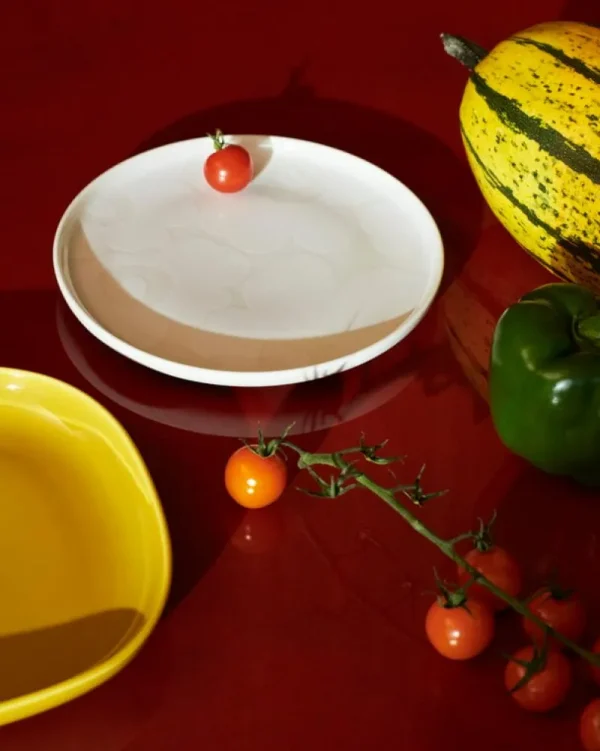 Marimekko Geschirr^Oiva - Unikko Teller, 20 cm, Cremeweiß - Weiß