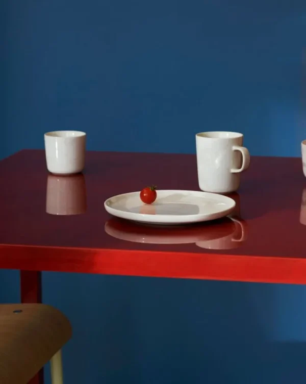 Marimekko Geschirr^Oiva - Unikko Teller, 20 cm, Cremeweiß - Weiß
