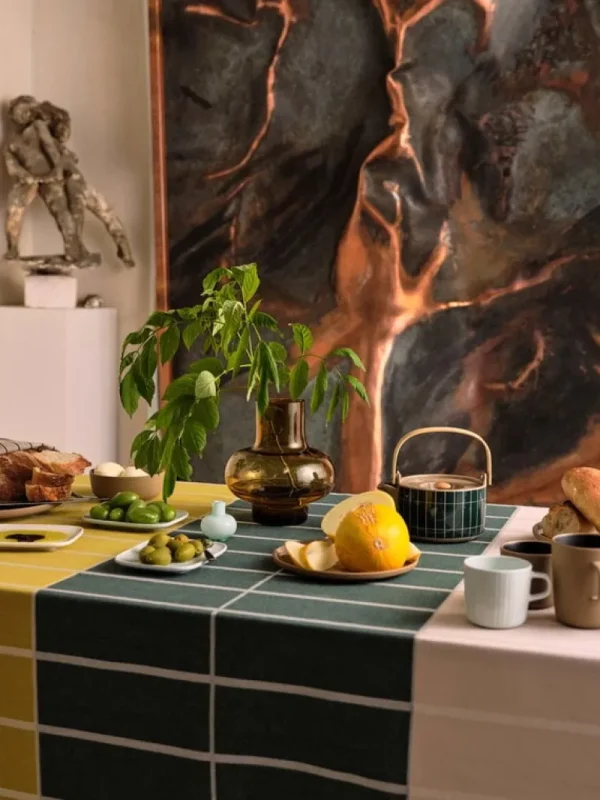 Marimekko Geschirr^Oiva Becher, 2,5 dl, Terrakotta – Schwarz