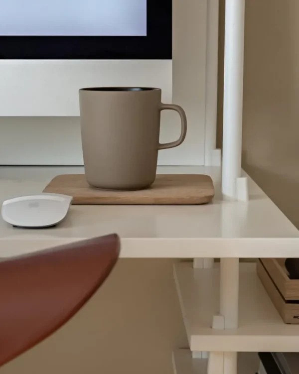 Marimekko Geschirr^Oiva Becher, 2,5 dl, Terrakotta – Schwarz