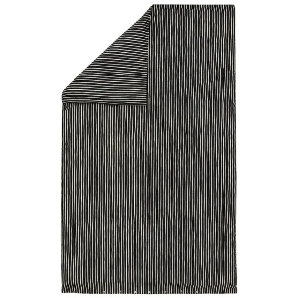 Marimekko Bettwäsche^Piccolo Bettbezug, 150 x 210 cm, schwarz - naturweiß