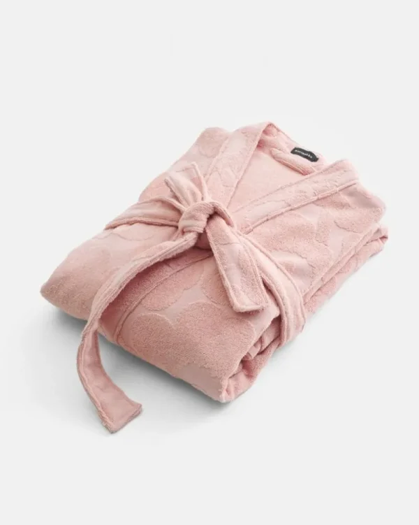 Marimekko Badezimmertextilien^Pieni Unikko Bademantel, Hellrosa - Rosa