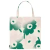 Marimekko Taschen^Pieni Unikko Häivähdys Tragetasche, naturweiß - pink - grün