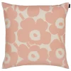 Marimekko Kissen^Pieni Unikko Kissenbezug 50 x 50 cm, Pfirsichrosa - Baumwolle