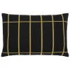 Marimekko Kissen^Tiiliskivi Kissenbezug, 40 x 60 cm, Schwarz - Gold