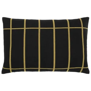 Marimekko Kissen^Tiiliskivi Kissenbezug, 40 x 60 cm, Schwarz - Gold