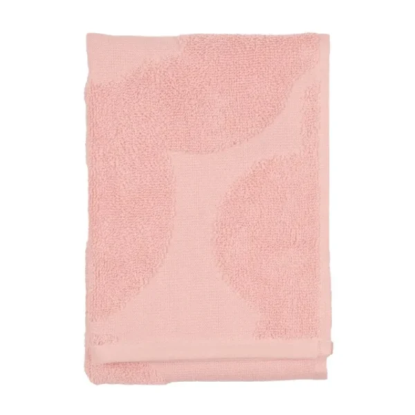 Marimekko Badezimmertextilien^Unikko Gästehandtuch, Hellrosa - Rosa