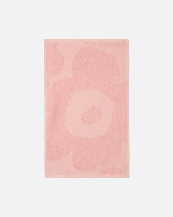 Marimekko Badezimmertextilien^Unikko Gästehandtuch, Hellrosa - Rosa