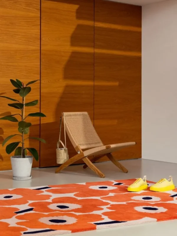 Marimekko Teppiche Und Läufer^Unikko Teppich, Orangerot