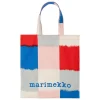 Marimekko Taschen^Vankka Ostjakki Tragetasche, 43 x 41 cm, pink - blau - rot