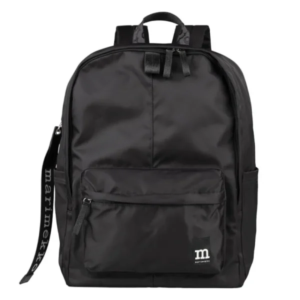 Marimekko Taschen^Zip Top Rucksack Solid, schwarz