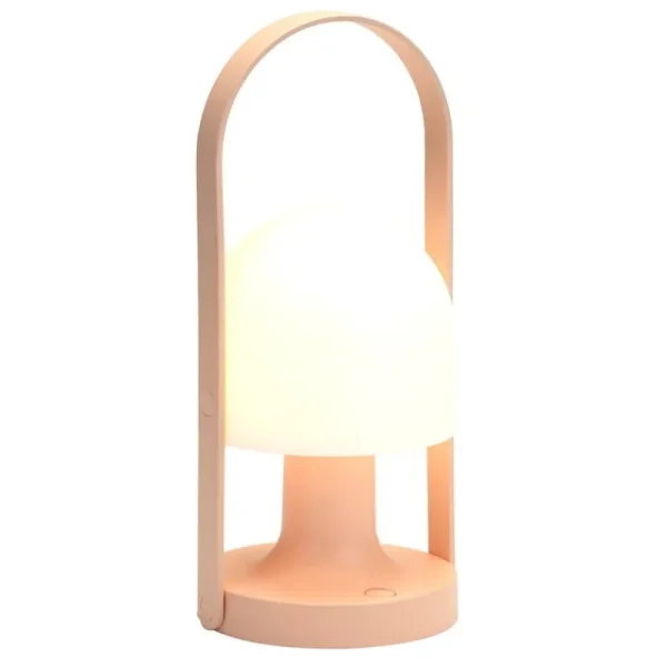 ferm LIVING Tischlampen | Tragbare Lampen-Marset FollowMe Lampe, rosa