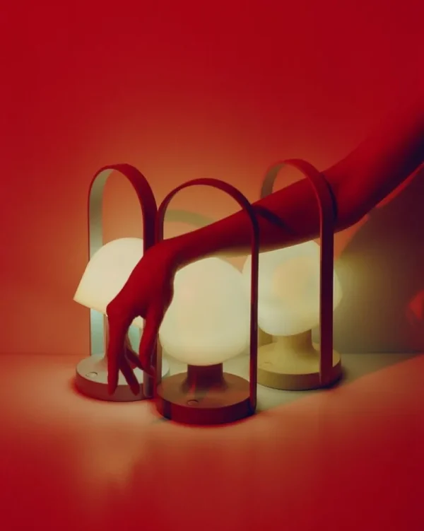 Pholc Tischlampen | Tragbare Lampen-Marset FollowMe Lampe, terracotta