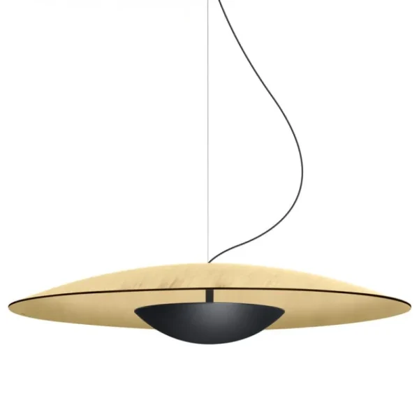 Tom Dixon Deckenleuchten-Marset Ginger 60 Pendelleuchte, gebürstetes Messing