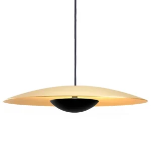 Pilke Lights Deckenleuchten-Marset Ginger 20 Pendelleuchte, gebürstetes Messing