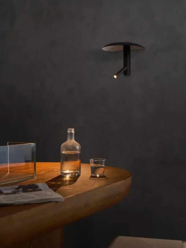 Artemide Wandleuchten-Marset Konoha Wandleuchte, schwarz