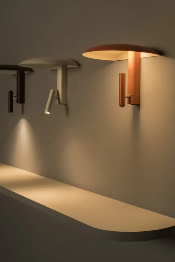 Artemide Wandleuchten-Marset Konoha Wandleuchte, schwarz
