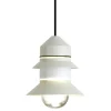 Artemide Deckenleuchten-Marset Pendelleuchte Santorini, IP20, gebrochenes Weiß
