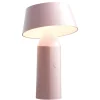 Marset Tischlampen | Tragbare Lampen-Tischleuchte Bicoca, blassrosa
