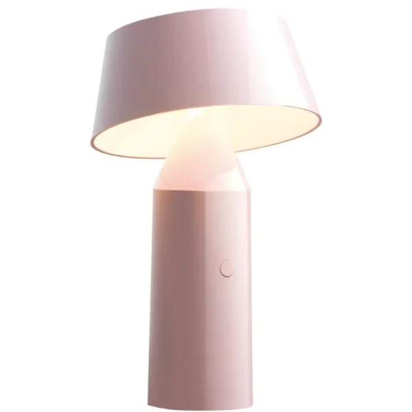 Marset Tischlampen | Tragbare Lampen-Tischleuchte Bicoca, blassrosa
