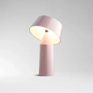 Marset Tischlampen | Tragbare Lampen-Tischleuchte Bicoca, blassrosa