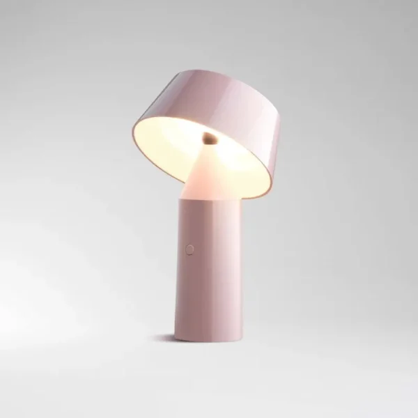 Marset Tischlampen | Tragbare Lampen-Tischleuchte Bicoca, blassrosa