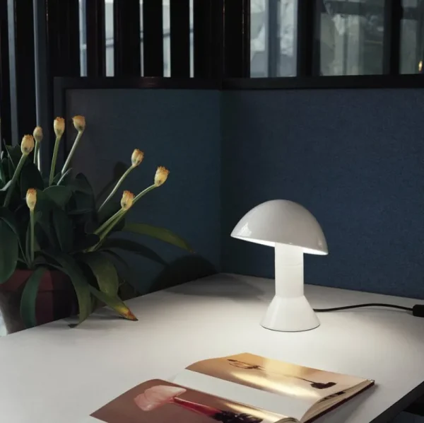 Marset Tischlampen-Martinelli Luce Elmetto Tischleuchte, Weiß