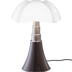 Martinelli Luce Tischlampen-Pipistrello LED Tischleuchte, dimmbar, dunkelbraun