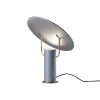 AGO Tischlampen-Martinelli Luce TX1 Luxury Tischleuchte, M, Grau – Messing