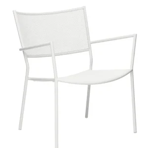 Massproductions Terrassenmöbel^Jig Mesh Easy Stuhl, weiß