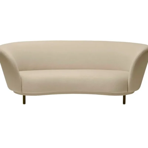 Muuto Sofas Und Liegen-Massproductions Sofa Dandy, 2-Sitzer, beige Hallingdal 200