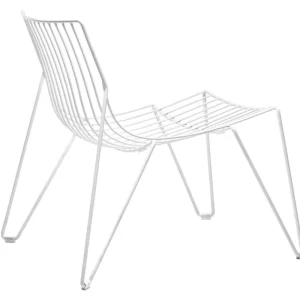 Massproductions Terrassenmöbel^Tio Loungesessel, Weiß