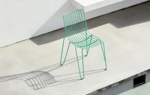 Massproductions Terrassenmöbel | Sitzgelegenheiten^Tio Stuhl, Oilcloth Green