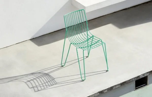 Massproductions Terrassenmöbel | Sitzgelegenheiten^Tio Stuhl, Oilcloth Green