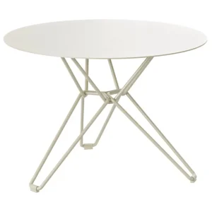 Massproductions Terrassenmöbel | Tische^Tio Tisch, 60 cm, niedrig, Elfenbeinweiß