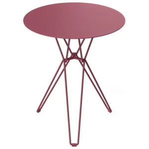 Massproductions Terrassenmöbel^Tio Tisch, 60 cm, hoch, Burgunderrot