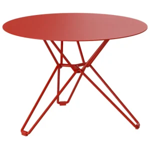Massproductions Terrassenmöbel | Tische^Tio Tisch, 60 cm, niedrig, Purpurrot