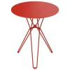 Massproductions Terrassenmöbel^Tio Tisch, 60 cm, hoch, Purpurrot