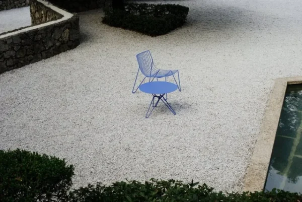 Massproductions Terrassenmöbel | Tische^Tio Tisch, 60 cm, niedrig, Overseas Blue