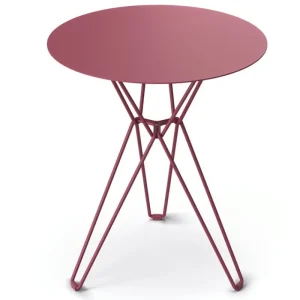 Massproductions Terrassenmöbel^Tio Tisch, 60 cm, hoch, Burgunderrot