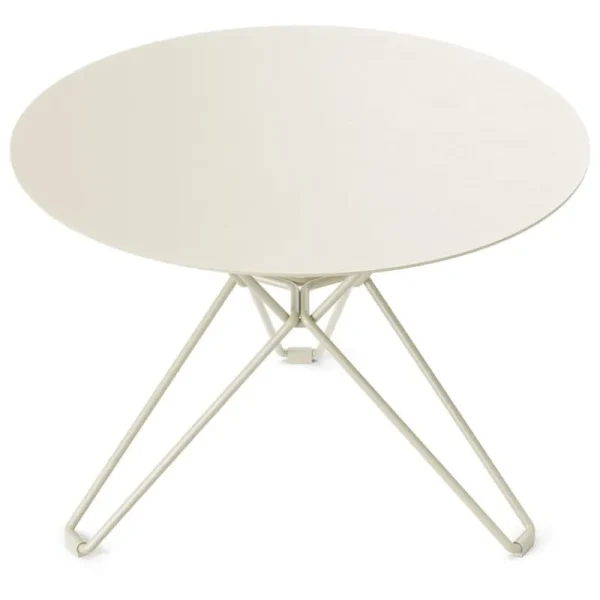 Massproductions Terrassenmöbel | Tische^Tio Tisch, 60 cm, niedrig, Elfenbeinweiß