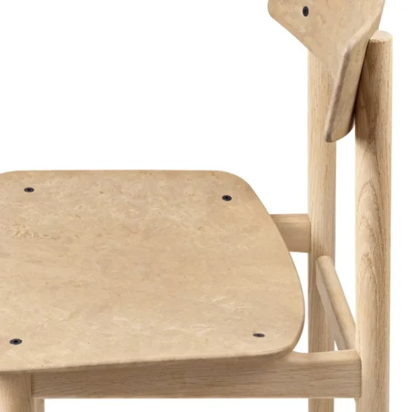 HAY Sitzgelegenheiten-Mater Conscious Chair 3162, Eiche geseift - Coffee Waste Light
